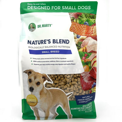 Dr. Marty small breed dog food bag