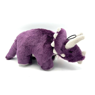 Fluff & Tuff purple triceratops toy