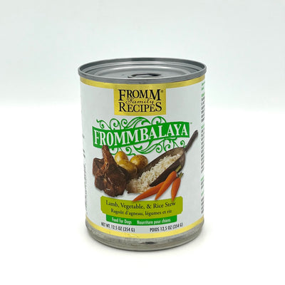Frommbalaya lamb canned dog food