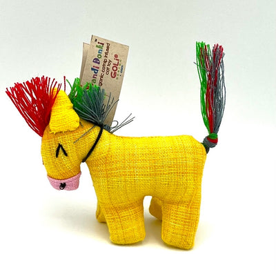 yellow donkey stuffed toy
