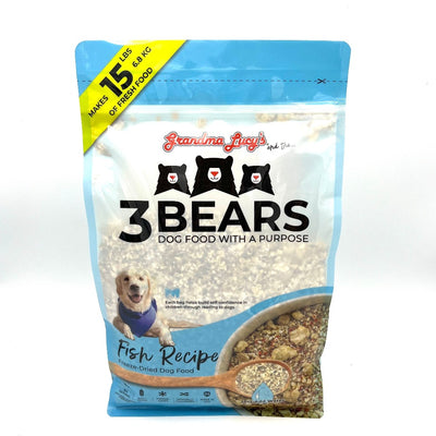 3 bears dog food bag