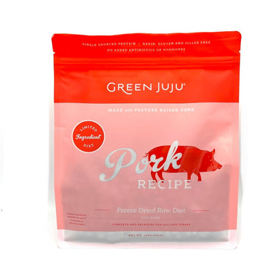 Green Juju freeze dried raw dog food front