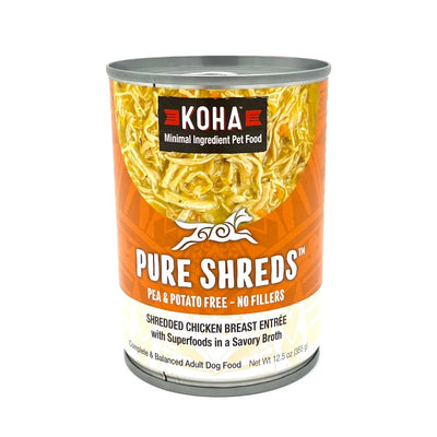 Koha pure shreds chicken breast can dog food