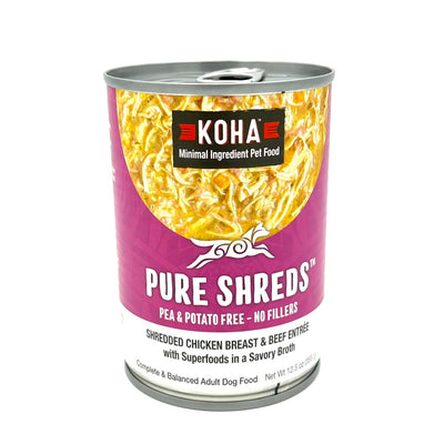 Koha Pure chicken Entre dog food can