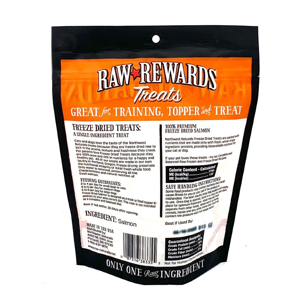 Raw Rewards Salmon bag back