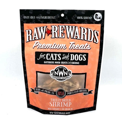 Raw Rewards shrimp bag front
