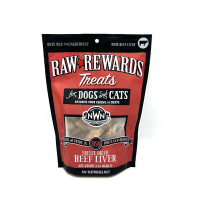 Raw Rewards beef liver package front