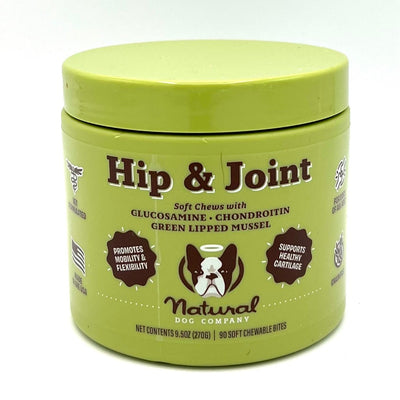 Natural Dog Hip and Joint Chews bottle