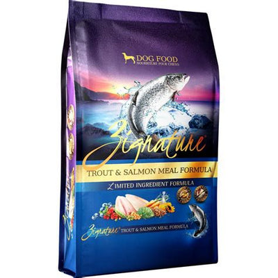 Zignature Trout and Salmon Meal formula dog food