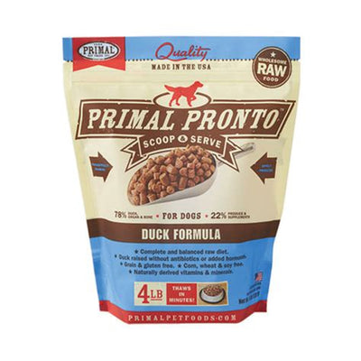 Primal Pronto duck formula for dogs