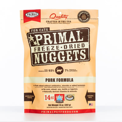 Primal Pork Nuggets for Cats