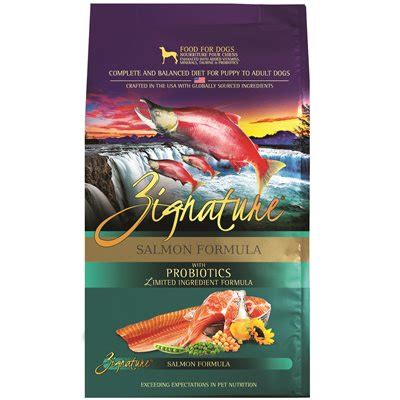 Zignature salmon Formula with probiotics dry dog food