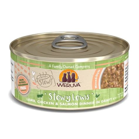 Stewy Lewis canned cat food