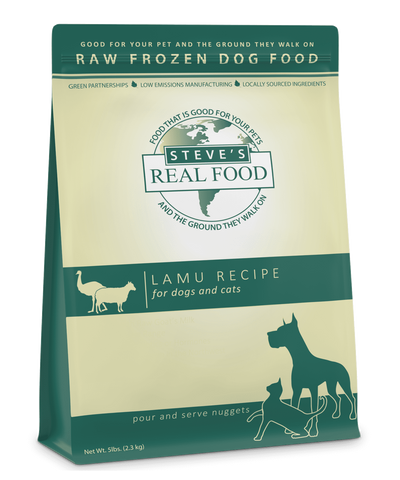 Steve's Real Food Lamu Recipe for dogs and cats