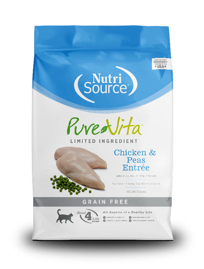 Pure Vita chicken and peas dry dog food