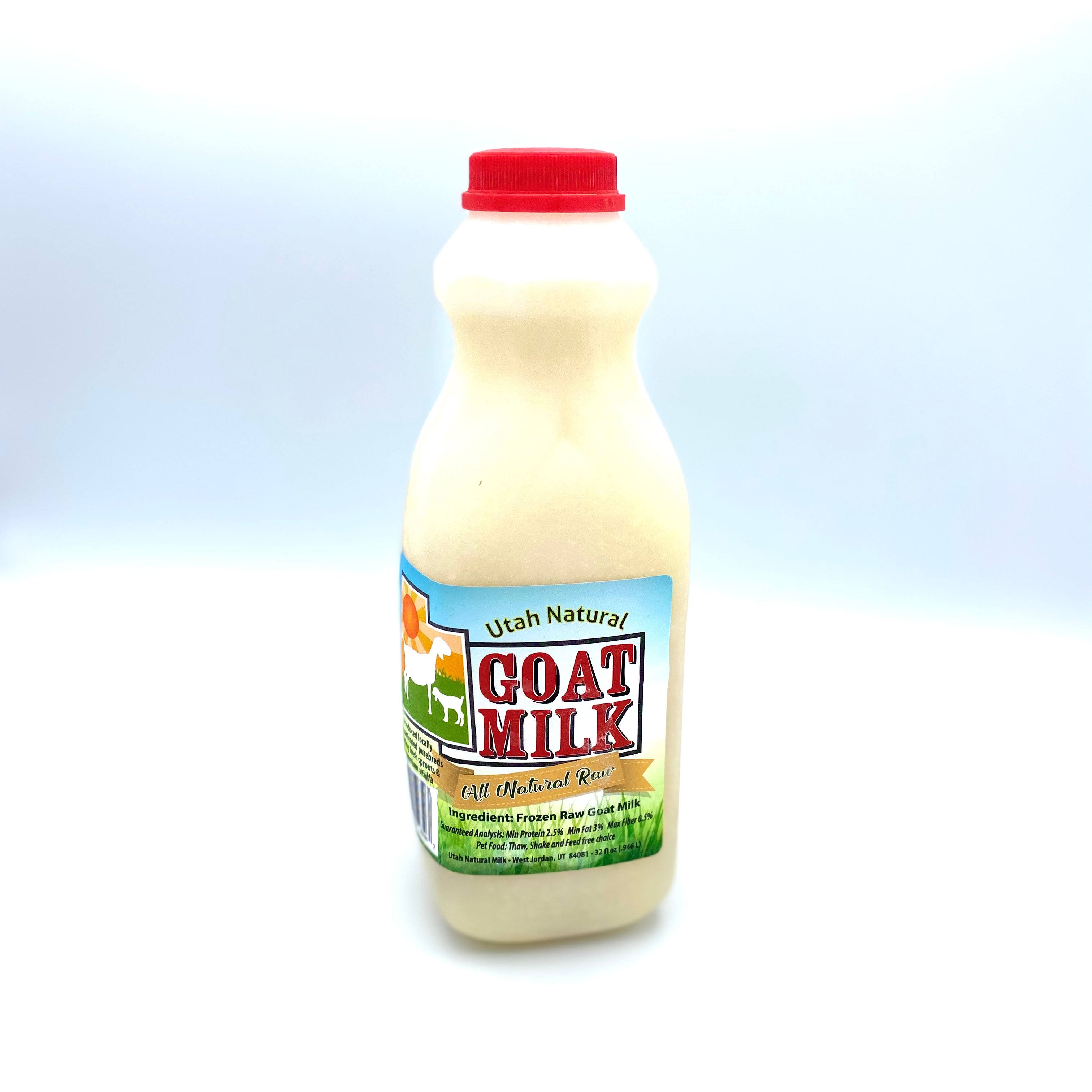 Refrigerated whole pasteurized organic goat milk 1l of Eternal Glow 4 U