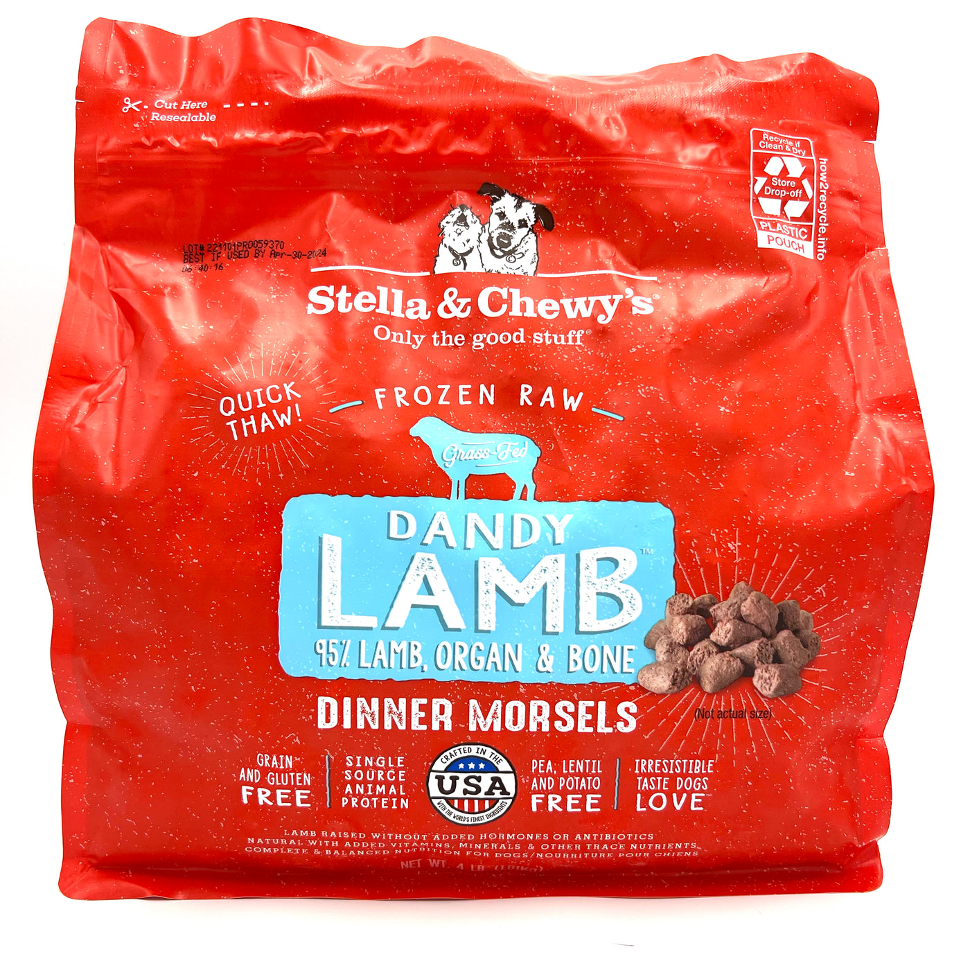 Stella & Chewy's Raw Lamb Morsels 4 lb