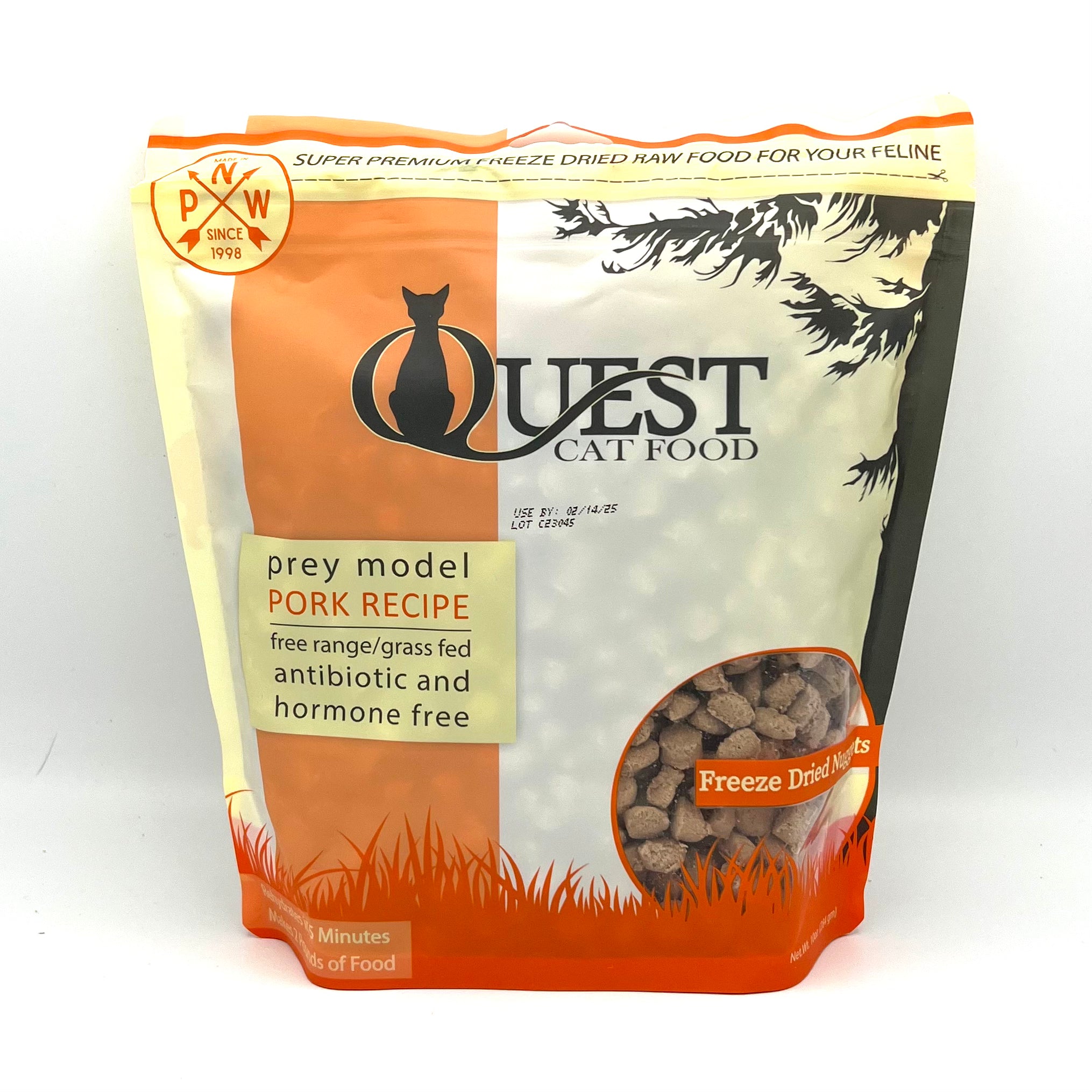 Quest Freeze Dried Pork Raw Cat Food