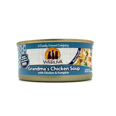 Grandma's chicken soup canned cat food