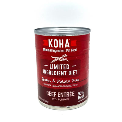 Koha beef canned dog food