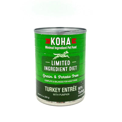 Koha turkey canned dog food
