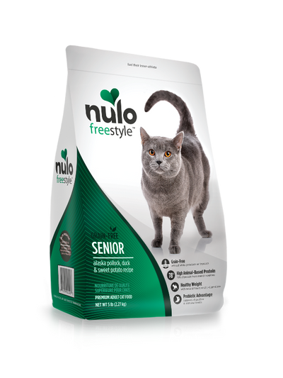 nulo pollack and duck senior cat food