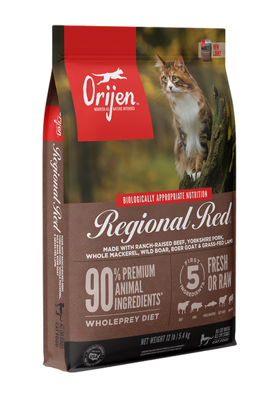 Orijen regional red dry cat food