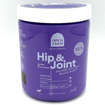 Open Farm hip and joint dog supplements