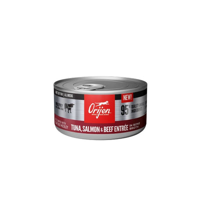 Orijen tuna, salmon and beef canned cat food