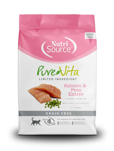 Pure Vita salmon and peas dry dog food