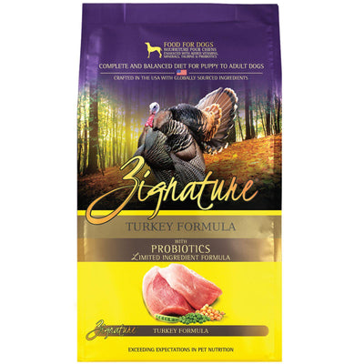 Zignature Turkey dry food 25 pound bag