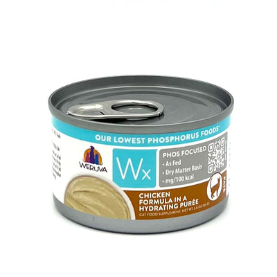 Chicken formula in hydrating puree canned cat food