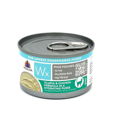 Tilapia and Chicken formula in hydrating puree canned cat food