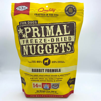 Primal Freeze Dried Rabbit Nuggets for Dogs