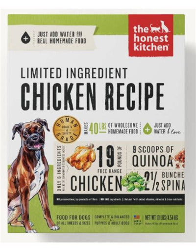 The honest kitchen chicken recipe dog food