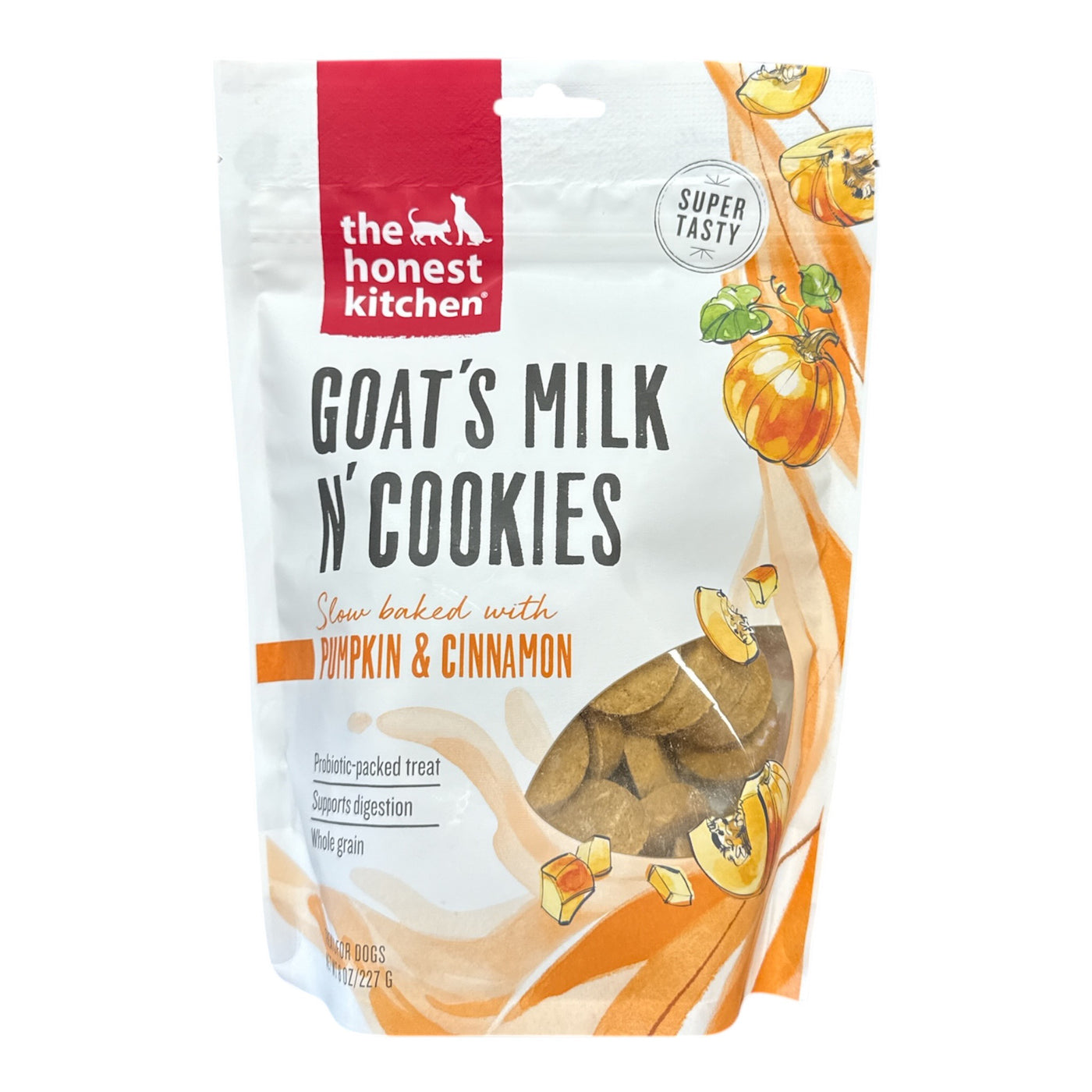 Honest Kitchen Goat's Milk Pumpkin Cookies 8oz