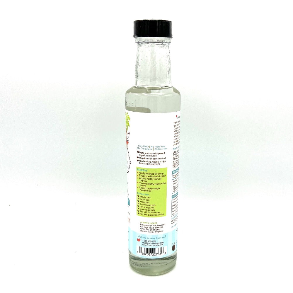 mct oil with coconut and palm oil CocoTherapy Triplex MCT 3 Oil – The Dog's Meow