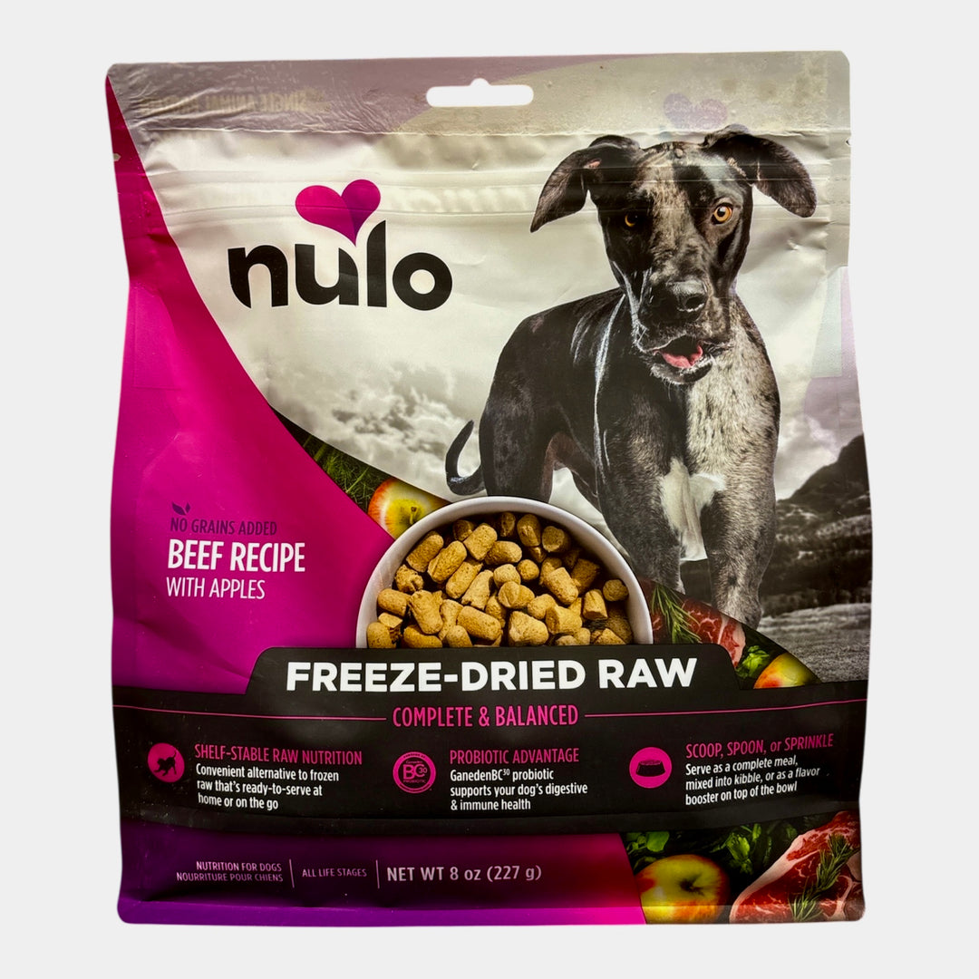 about nulo dog food Nulo Beef Freeze Dried Raw Dog Food 8oz – The Dog's Meow