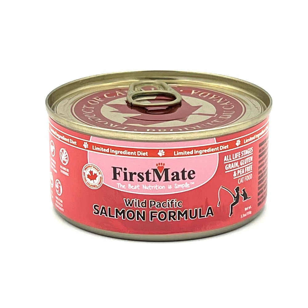 FirstMate Wild Pacific Salmon Canned Cat Food 5.5 oz