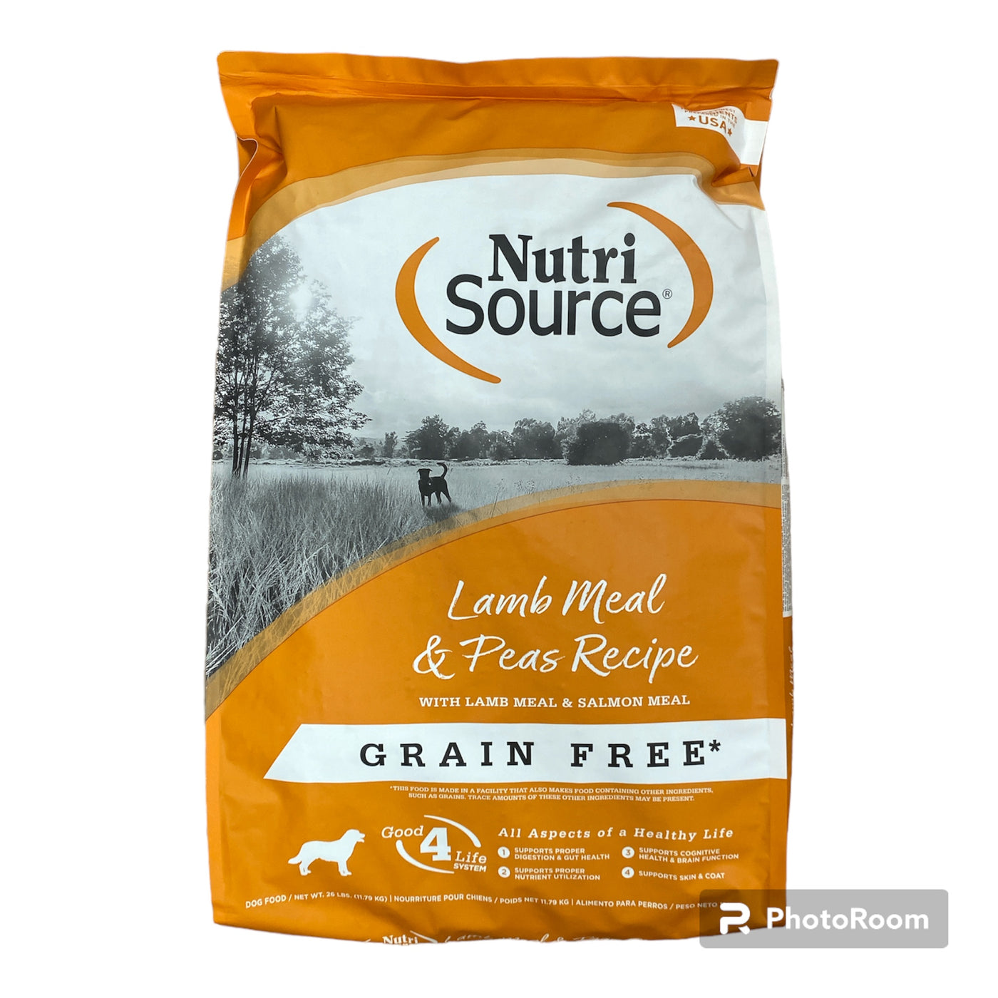 Nutrisource Grain Freen Lamb 26 bag of food