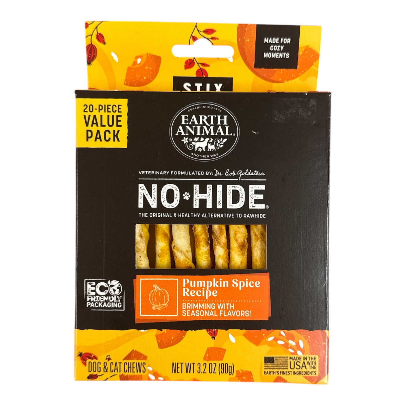 Pumpkin spice alternative raw hide