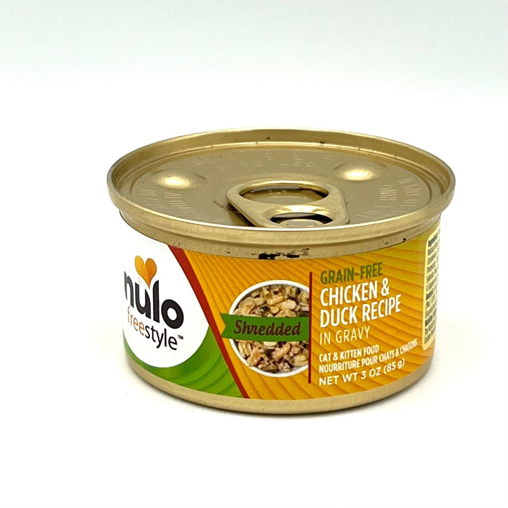 Nulo Freestyle Chicken & Duck Shred Canned Cat Food 3oz