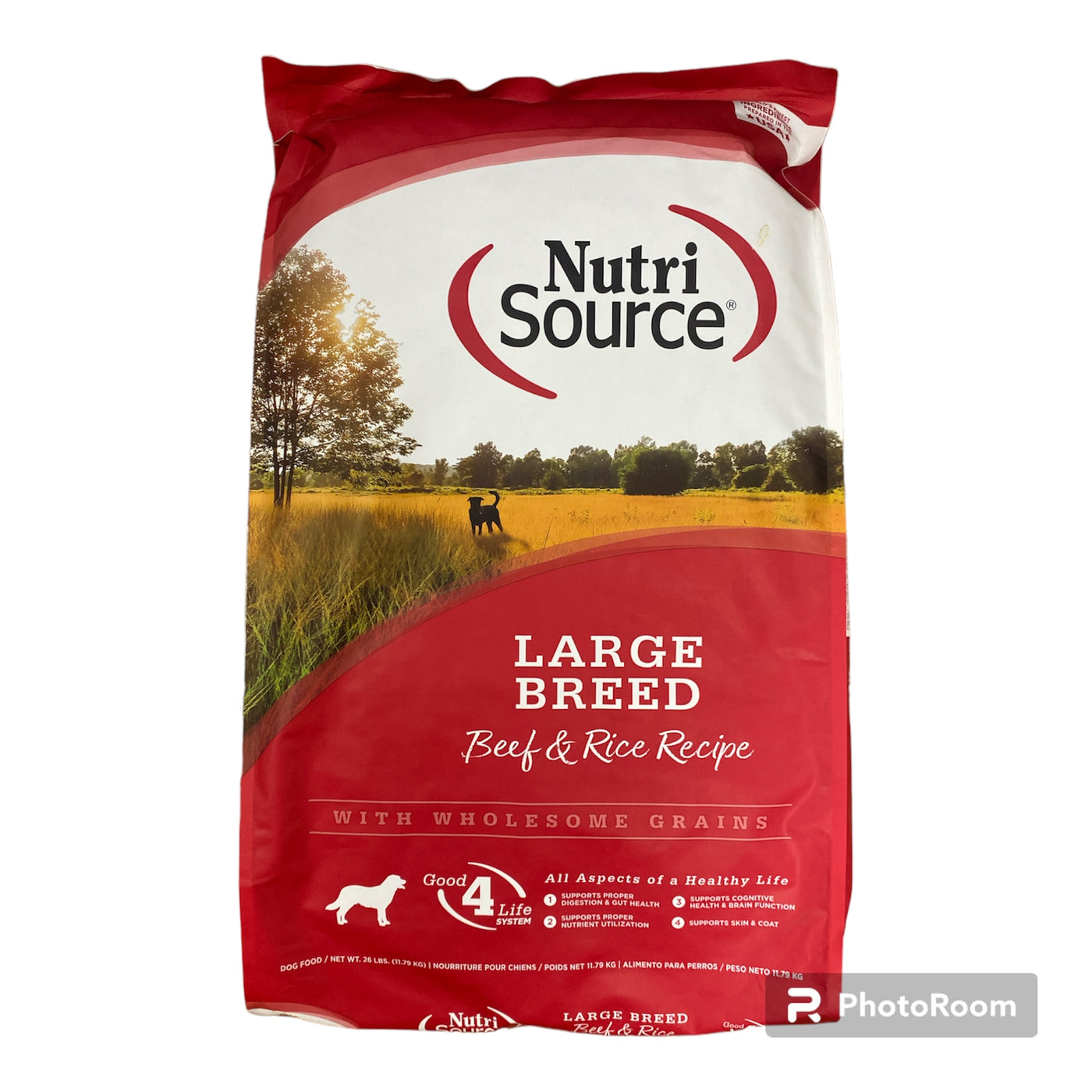 Nutrisource LB Beef and Rice Dog Food 26lb