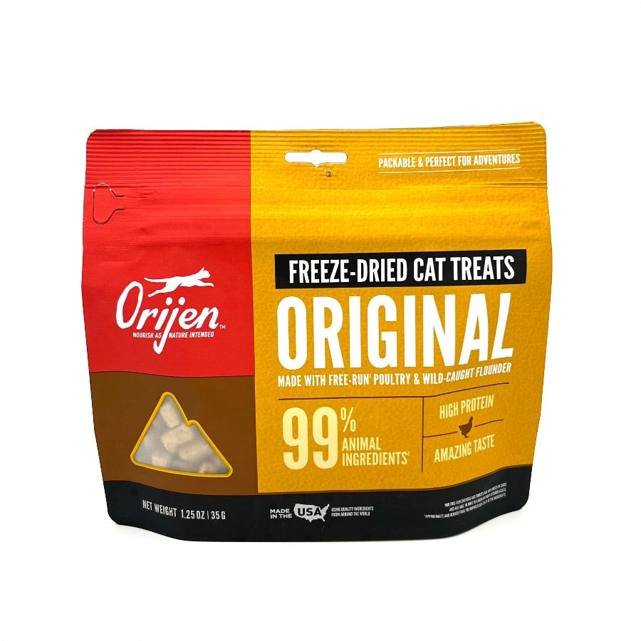 ORIJEN Original Freeze-Dried Cat Treats 1.25 oz.