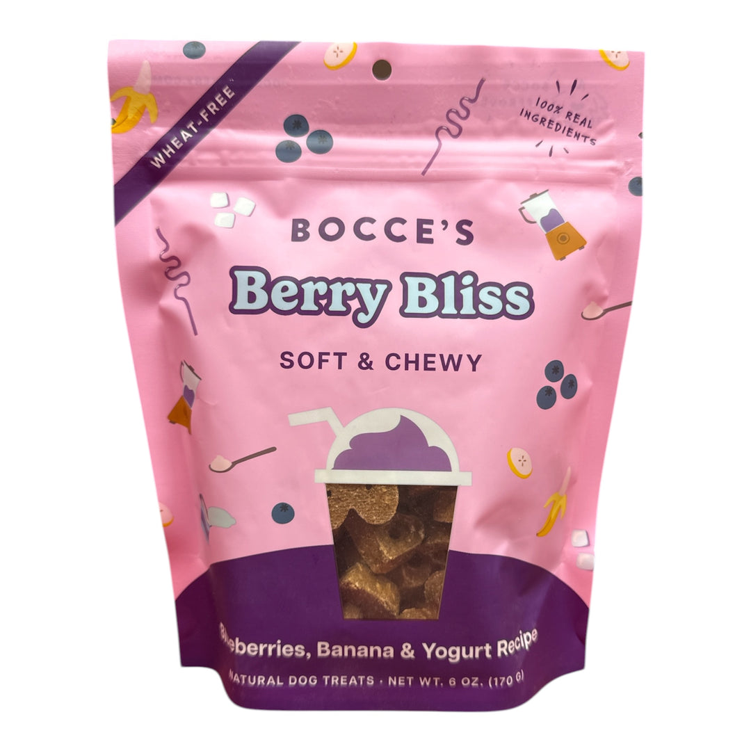 Bocce's Berry Bliss Smoothie Dog Treats 5oz – The Dog's Meow