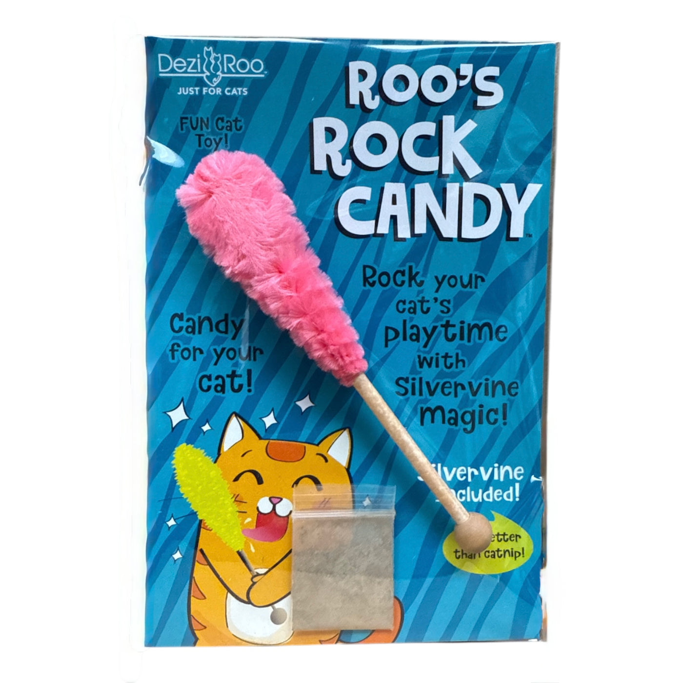 Roo's Rock Candy Cat Toy w/Silvervine – The Dog's Meow
