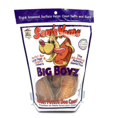 Sam's Yams Big Boyz Sweet Potato Dog Chews-15 oz bag