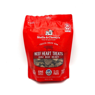 Beef heart dog treats package front