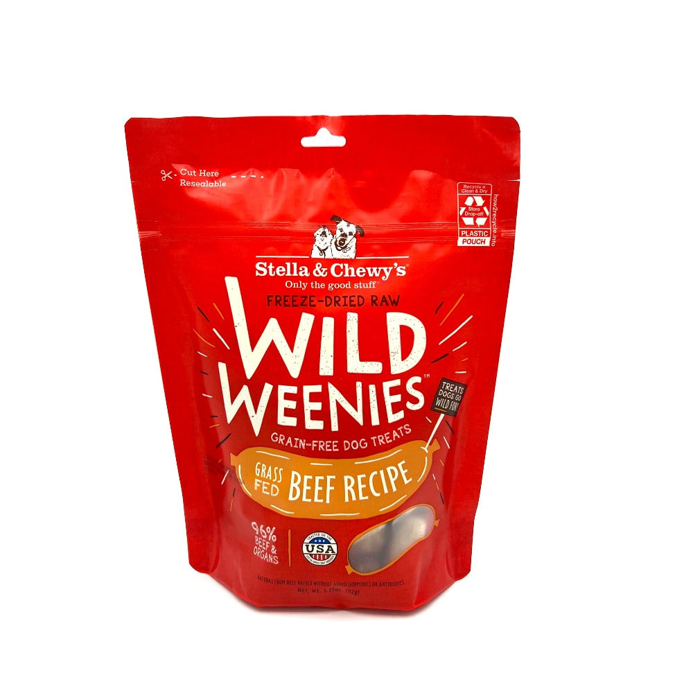 Stella & Chewy's Wild Weenies Grass Fed Beef Recipe 3 oz bag