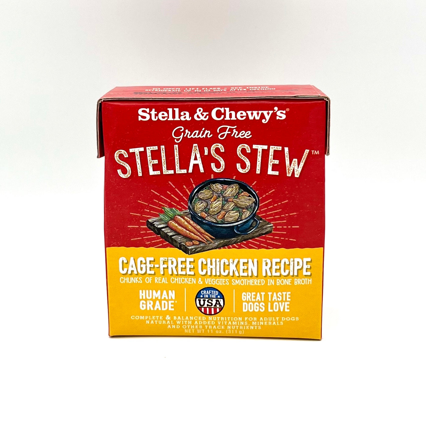 Stella's Stew Cage Free chicken dog food